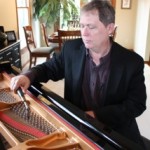 Bob Eichhorn tuning a piano